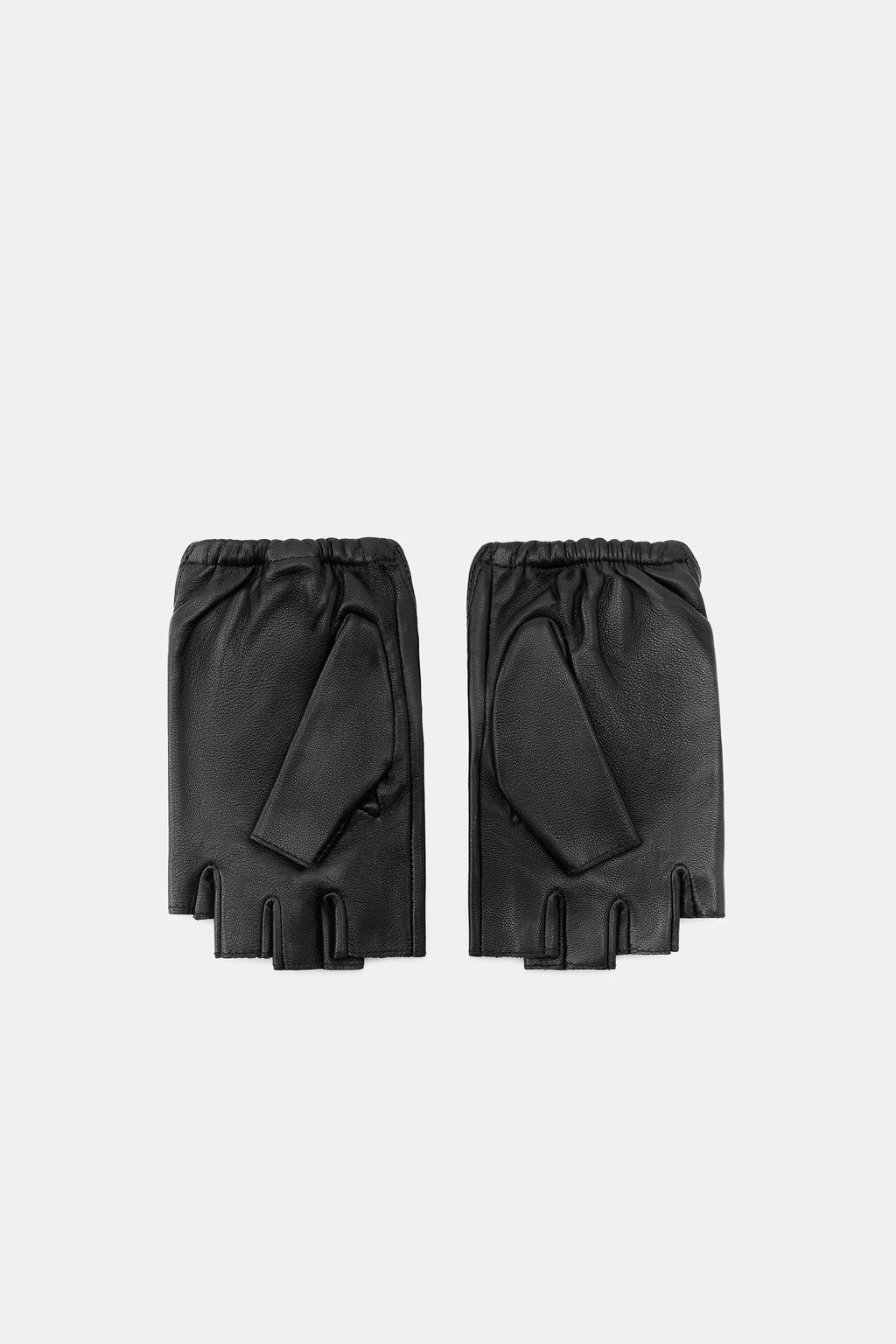 SHORT LEATHER STUDDED STONE GLOVES - Zara фото 4