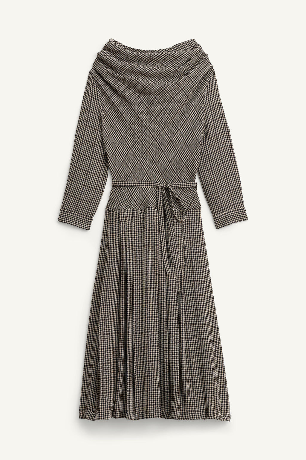LIMITED EDITION CHECKED DRESS WITH BOX PLEATS - Zara фото 5