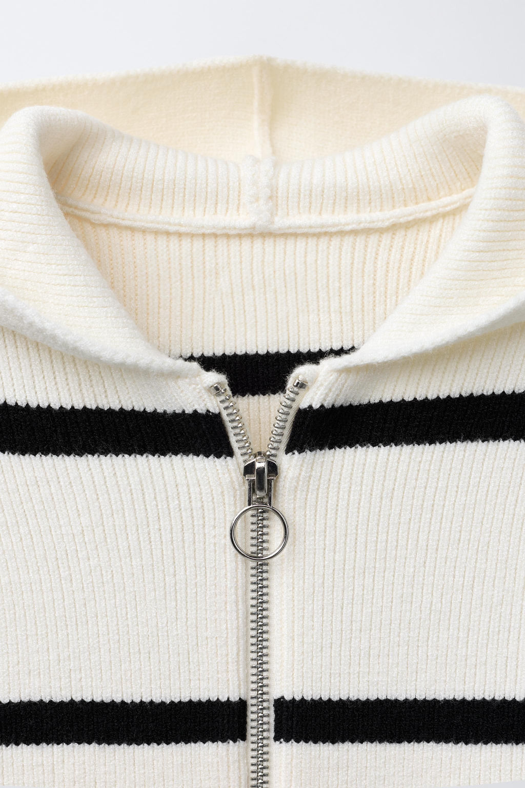 ZIP-UP KNIT CARDIGAN - Zara фото 3