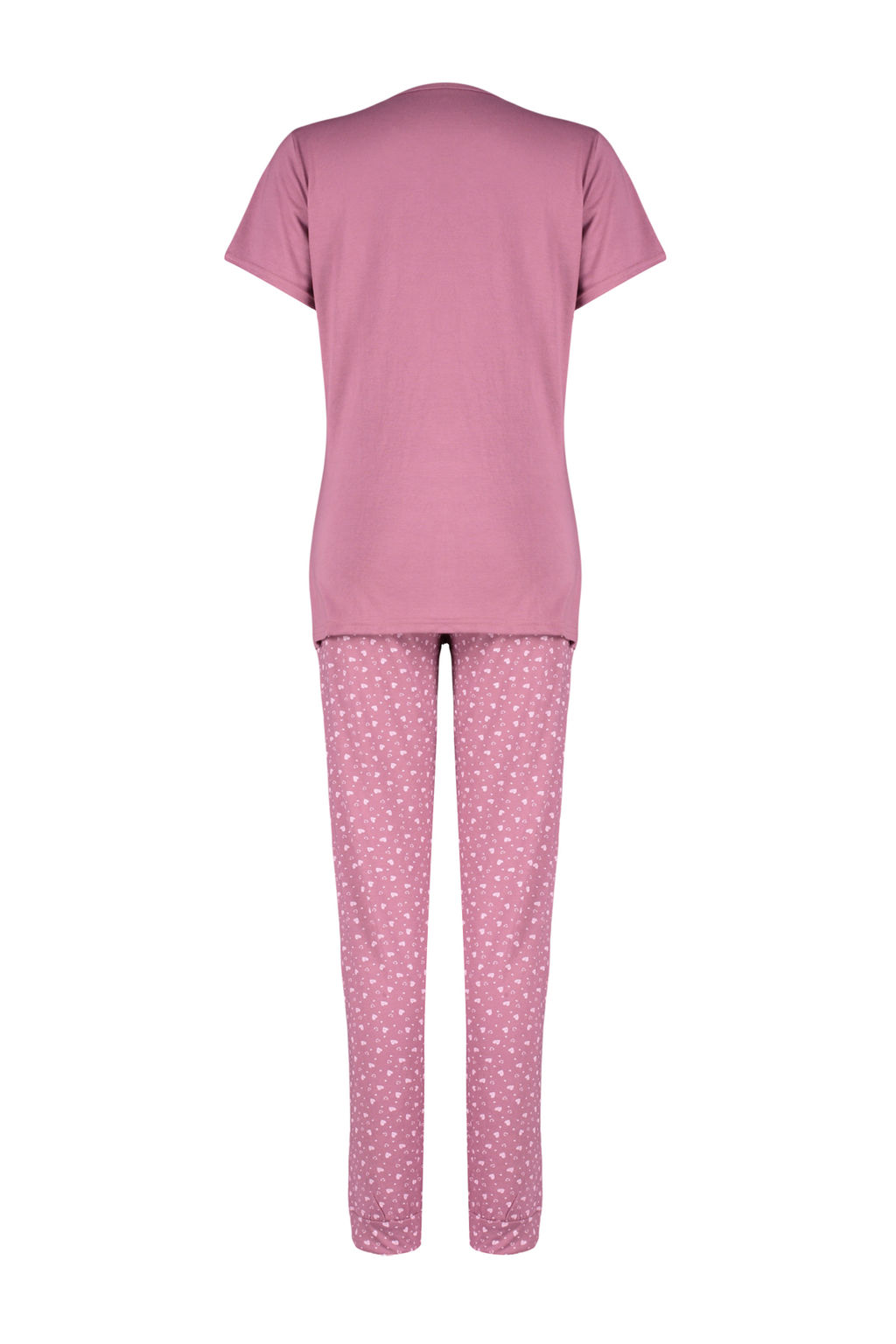 Gul Kurusu Kalpli Orme Pijama Tak?m? THMSS24PT00254