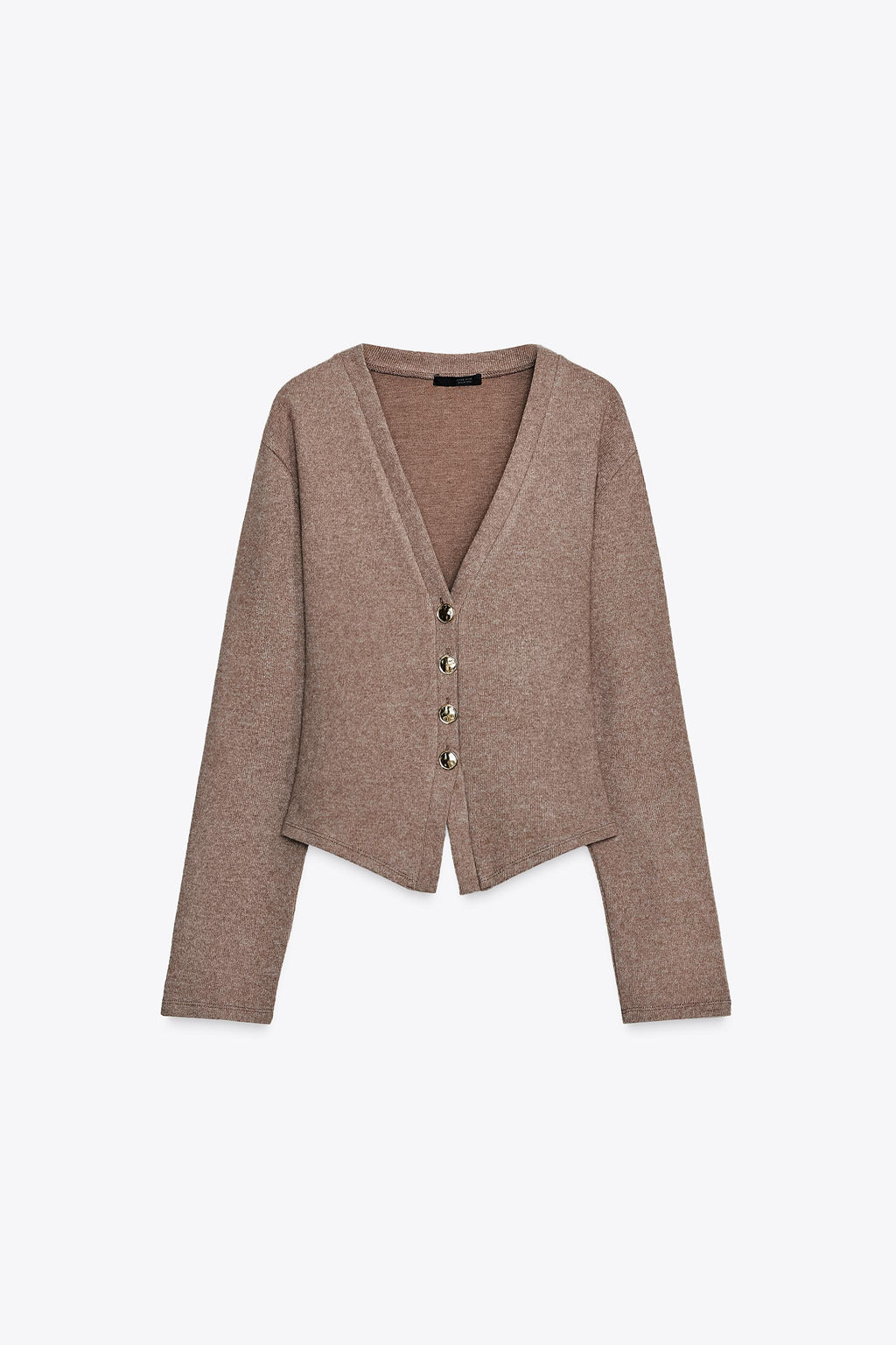 CHAQUETA SOFT BOTONES / Mocha - Zara фото 5