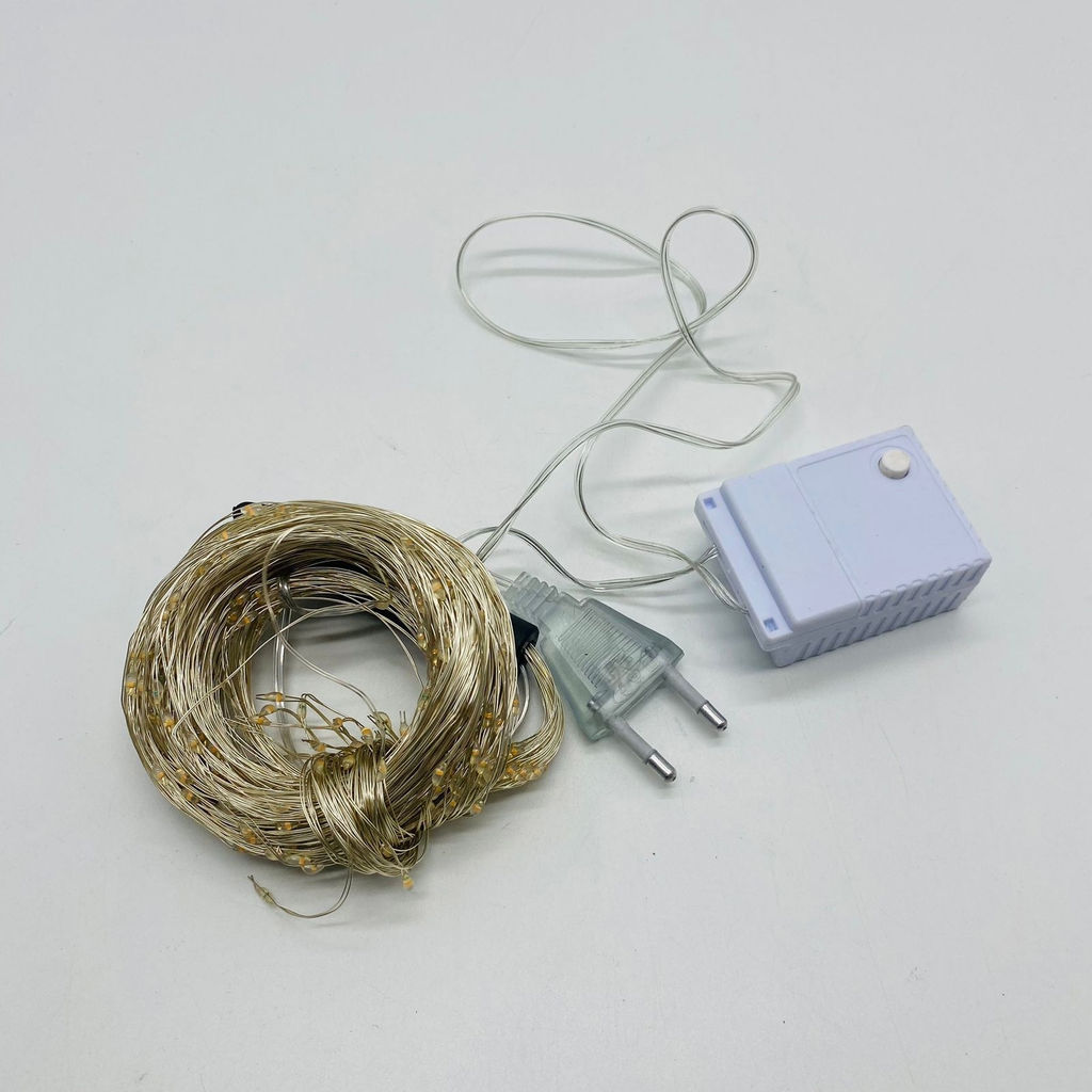 Гирлянда для Елки Роса розовая 20 веток 3 м (арт. 0003) - Ип лебедев о.ю фото 3