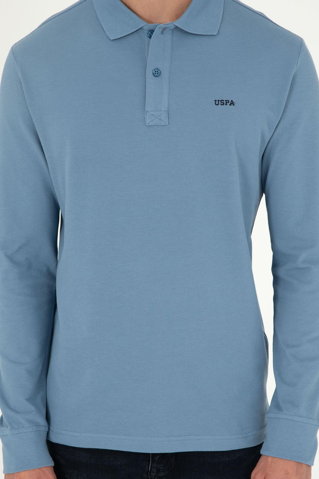 Мужской темно-синий базовый свитшот - U.s. polo assn фото 6