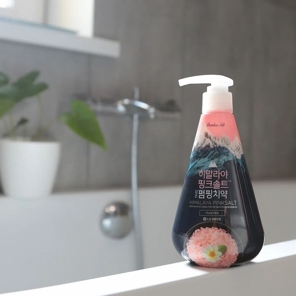 Зубная паста с розовой гималайской солью Pumping Himalaya Pink Salt Floral Mint 285 г PERIOE / Перио  фото 7