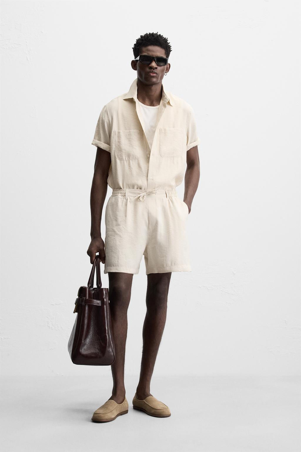 REGULAR FIT BERMUDA SHORTS - Zara фото 2