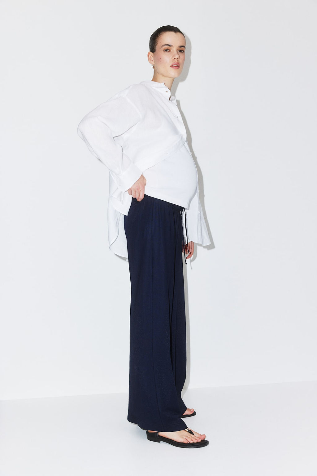 MAMA Pantalon de corte holgado - H&m фото 4
