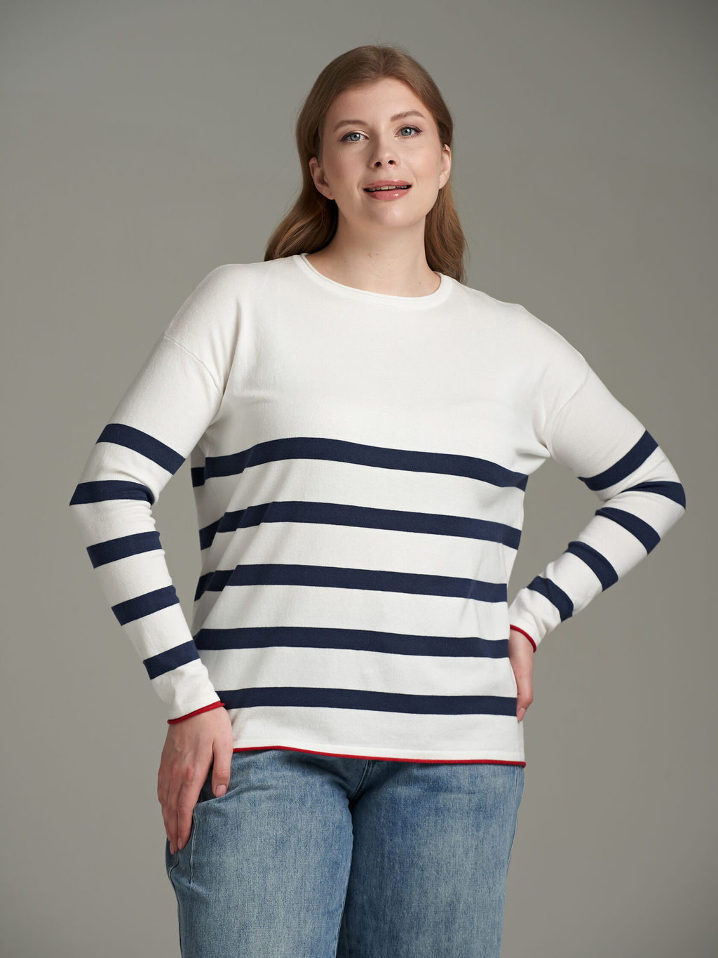 ДЖЕМПЕР OVERSIZE ИЗ НАТУРАЛЬНОЙ ПРЯЖИ