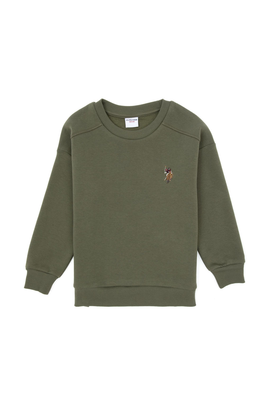 Erkek _ocuk Haki Pijama Tak_m_ Sepette S_rpriz _ndirim - U.s. polo assn фото 2