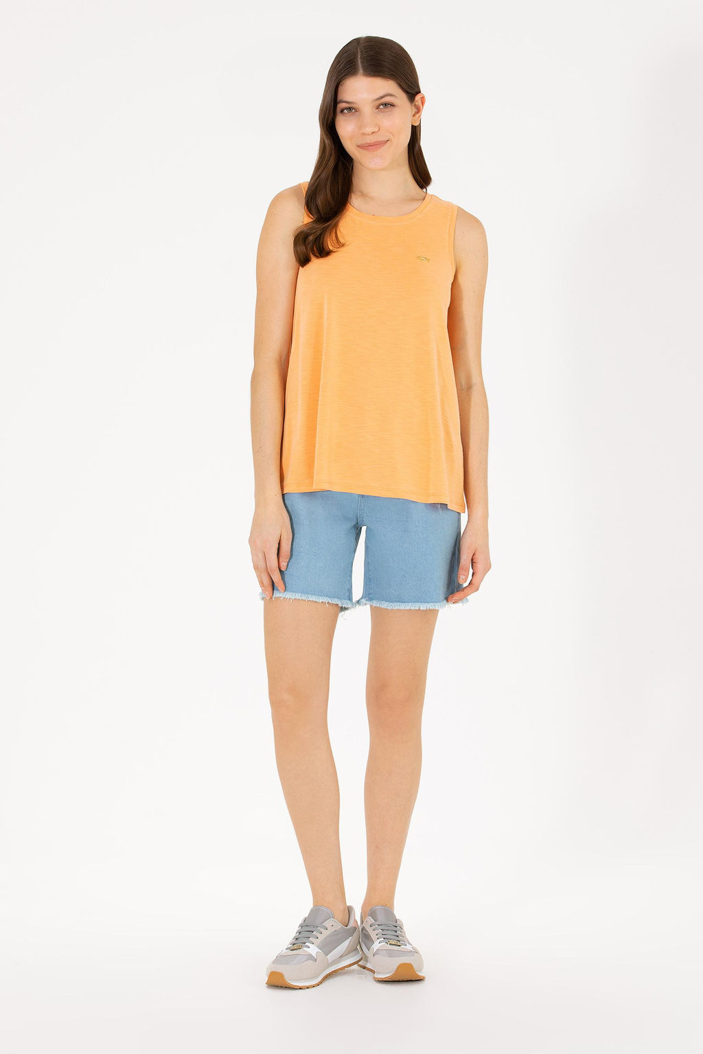 Женские голубые джинсовые шорты Неожиданная скидка в корзине - U.s. polo assn фото 8