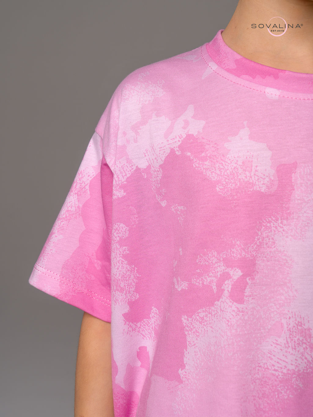 Костюм Daily girl тайдай розовый mini - Sovalina фото 4