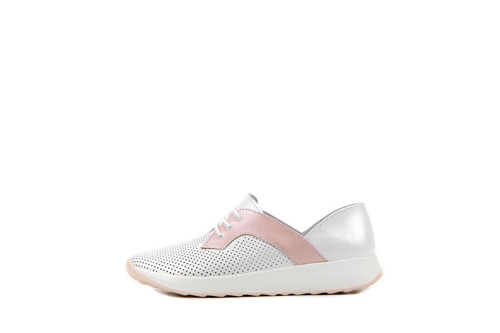 Кеды 114.asiaw.p.White perl+pink