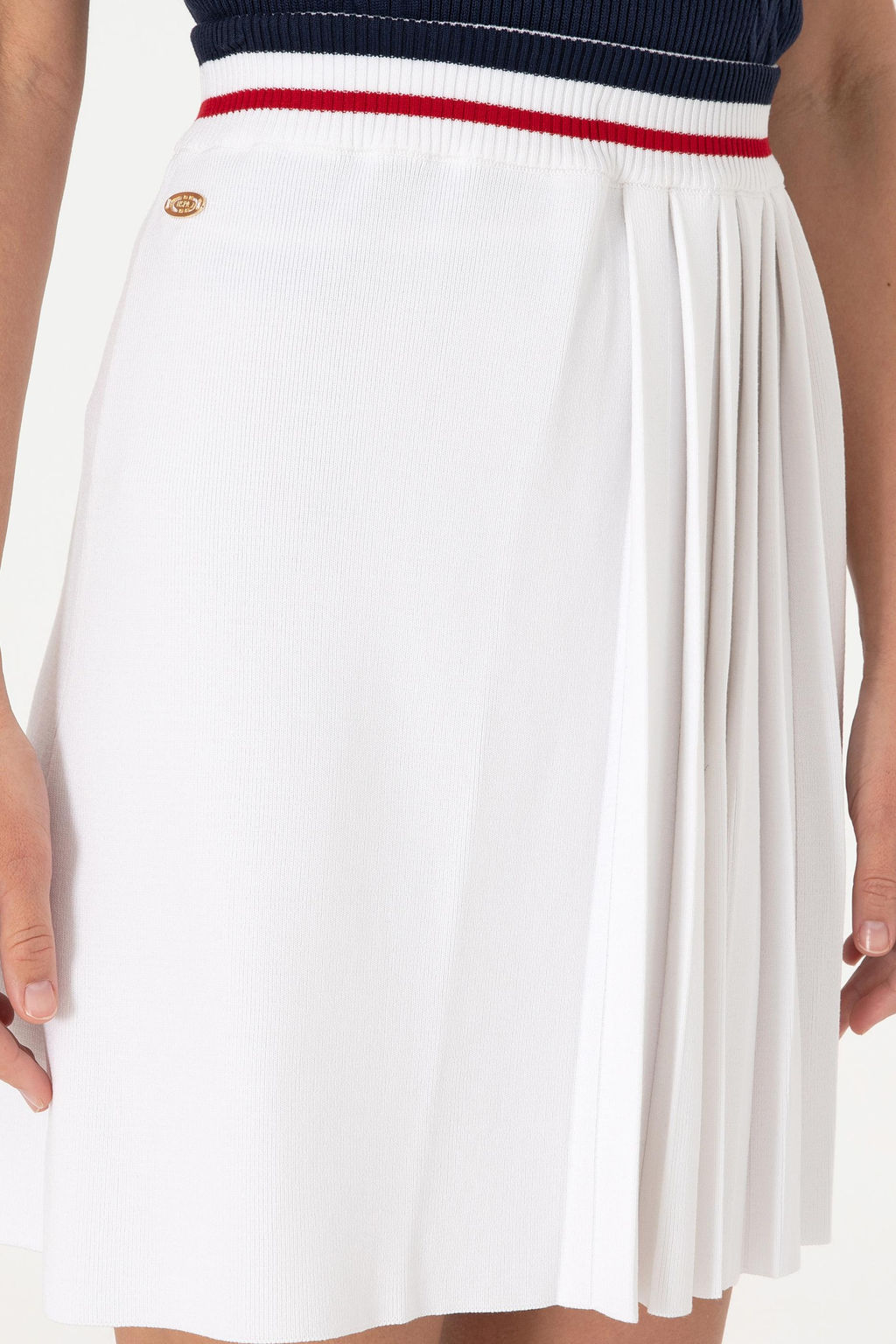 Kad_n Beyaz Triko Etek Sepette S_rpriz _ndirim - U.s. polo assn фото 5