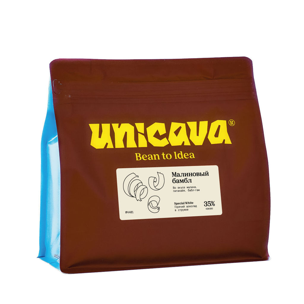 Малиновый бамбл, горячий шоколад 35 %