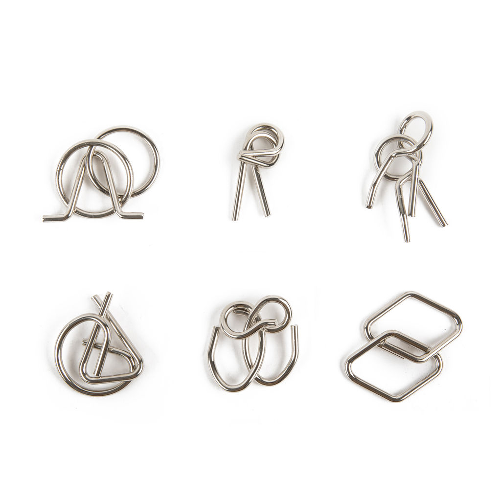 DELFBRICK DLM-55 Набор металлических головоломок 03_Гамма 12 элемент