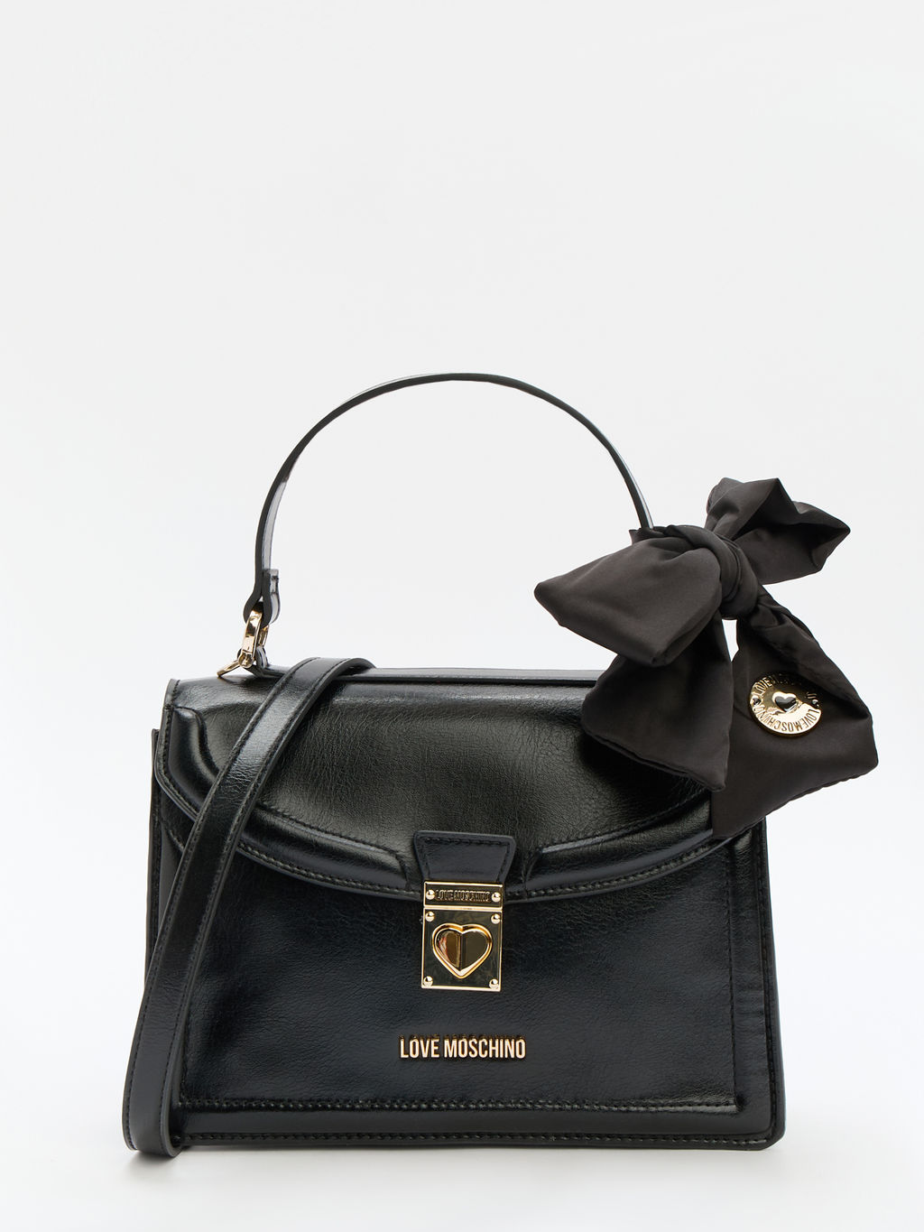 Женская сумка с ручкой LOVE MOSCHINO BOW DETAIL Артикул 4192166, черный
