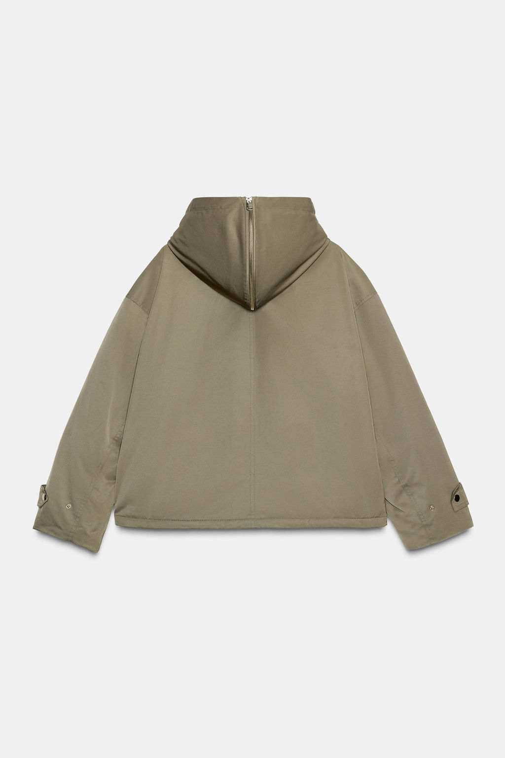 SHORT PARKA WITH FAUX FUR HOOD - Zara фото 9