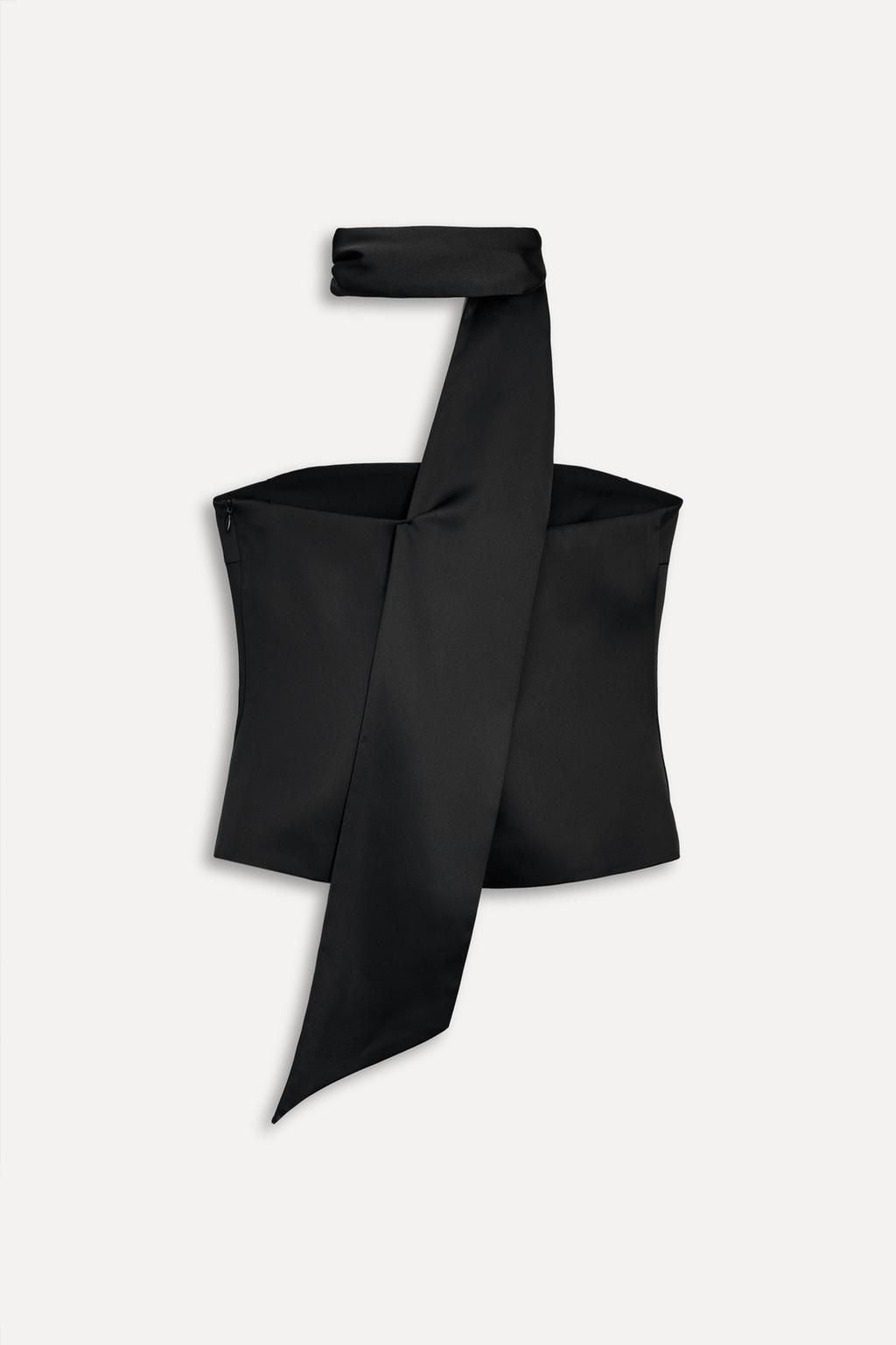 SATIN SCARF TOP 50TH ANNIVERSARY - Zara фото 3