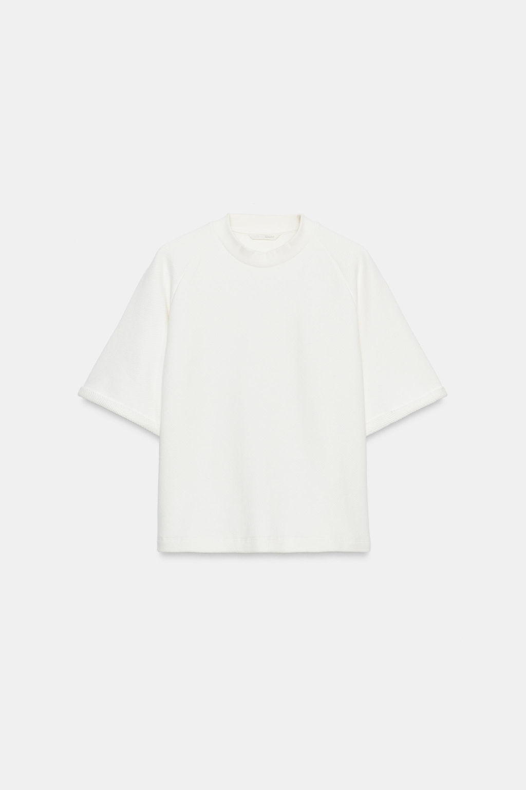 SUDADERA MANGA CORTA / Blanco roto - Zara фото 6