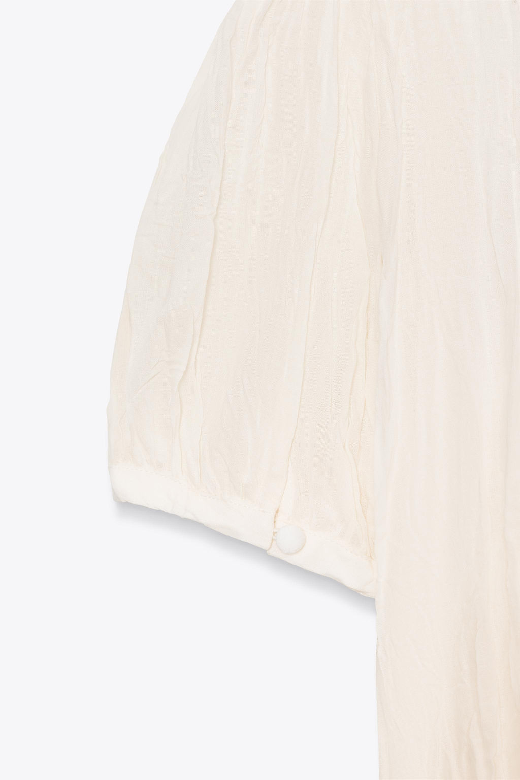 RUSTIC INSERT BLOUSE - Zara фото 7