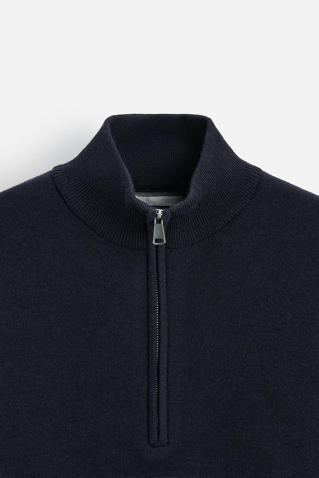 QUARTER ZIP JUMPER - Zara фото 8