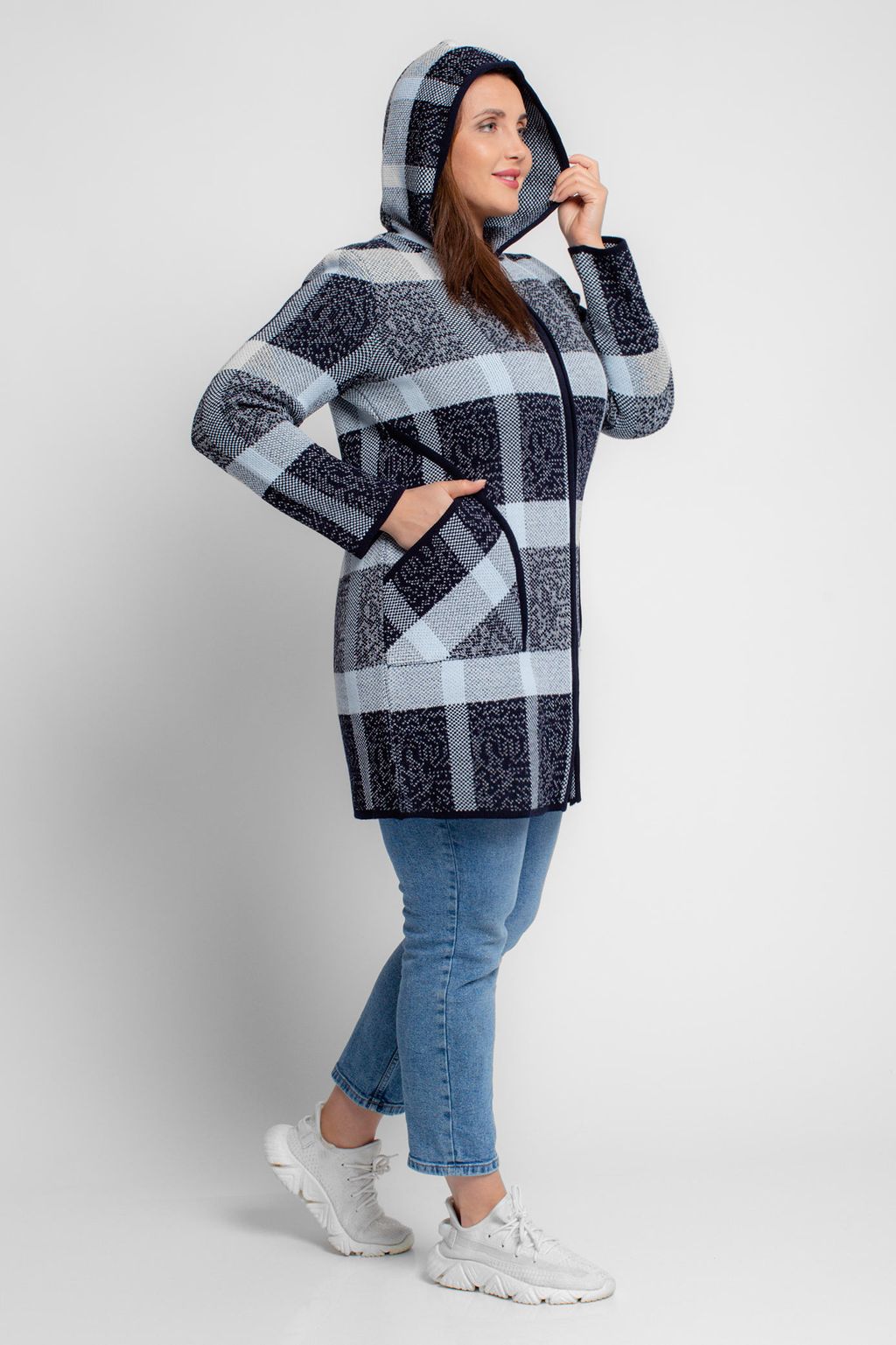 Кардиган Д 2838/сине-голубой (2155) - Текстильная мануфактура фото 2