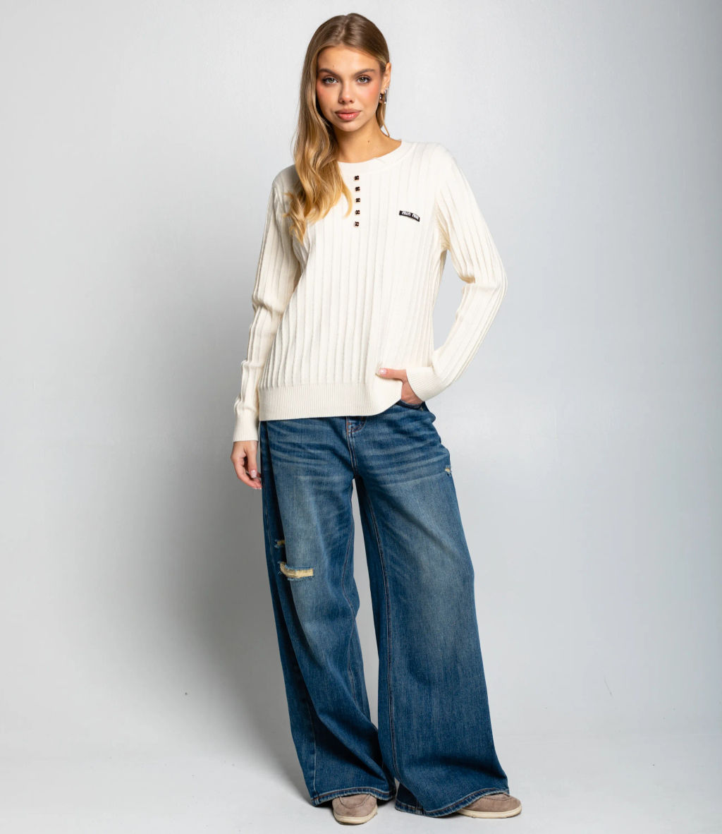 Джемпер #КТ8201 (5), кремовый - Dommod фото 4