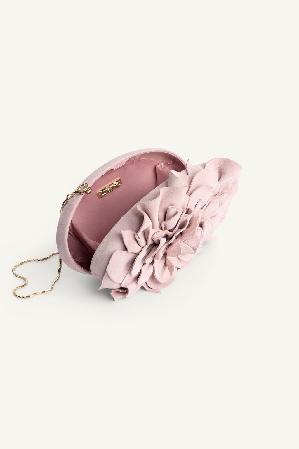 CLUTCH PIEL FLOR LIMITED EDITION / Rosa - Zara фото 4