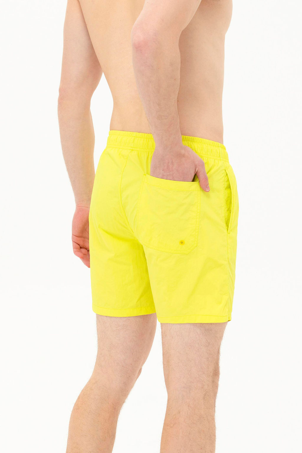 Мужские неоново-желтые морские шорты - U.s. polo assn фото 4