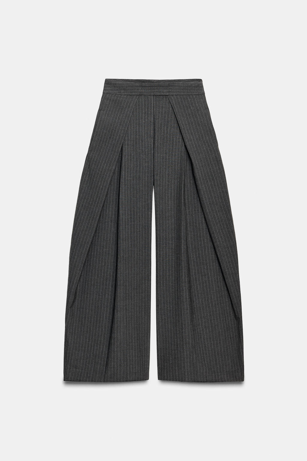 ZW COLLECTION PINSTRIPE DARTED TROUSERS - Zara фото 6