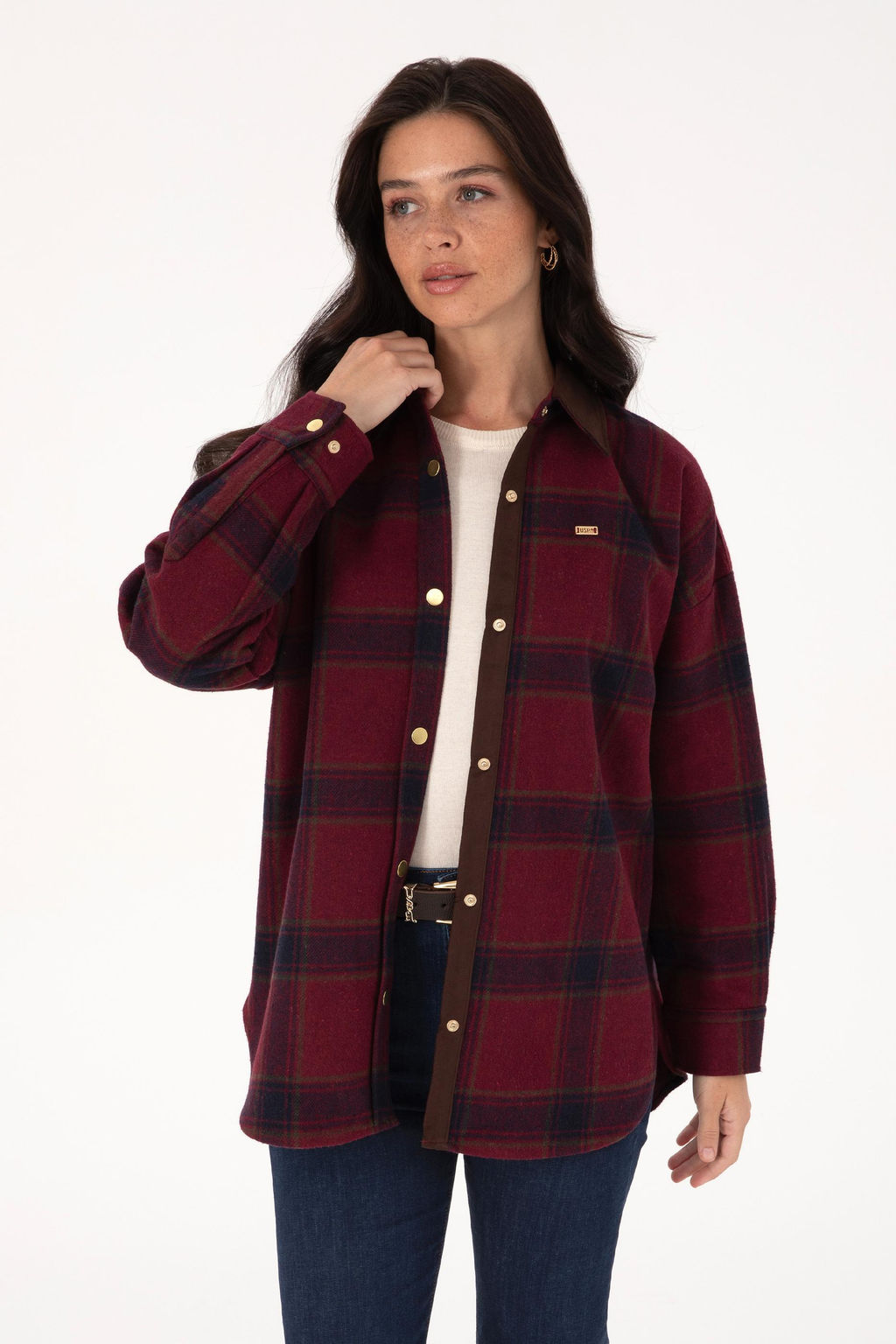 Kad_n Bordo Uzun Kollu G_mlek - U.s. polo assn фото 3