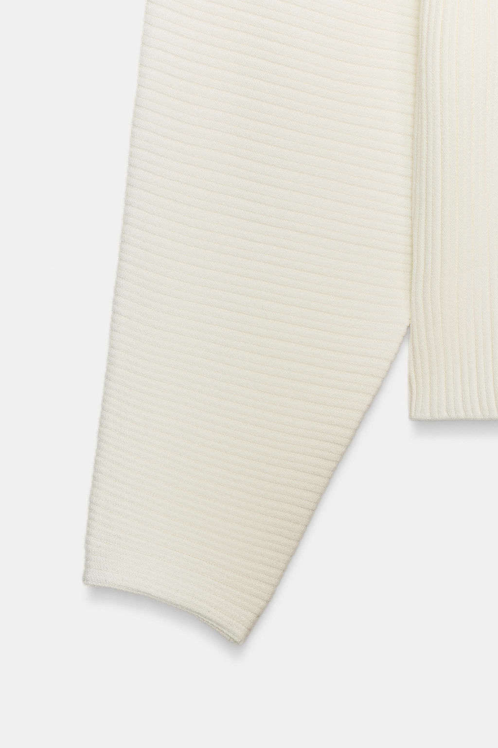 RIB KNIT JUMPER WITH VOLUMINOUS SLEEVES - Zara фото 16