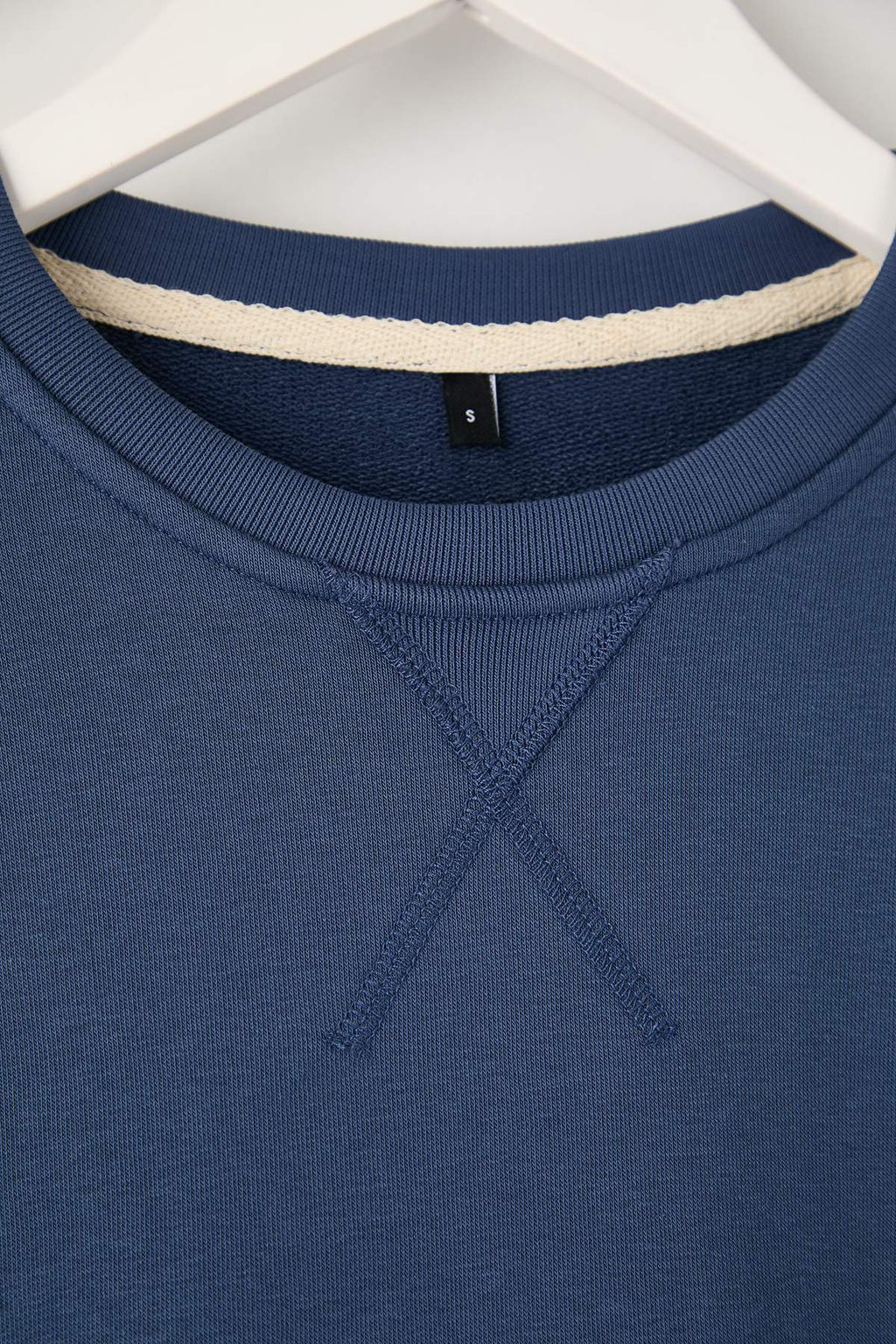 Indigo Rahat Kesim Basic Bisiklet Yaka Sweatshirt TMNAW26SW00060 - Trendyolmilla фото 2