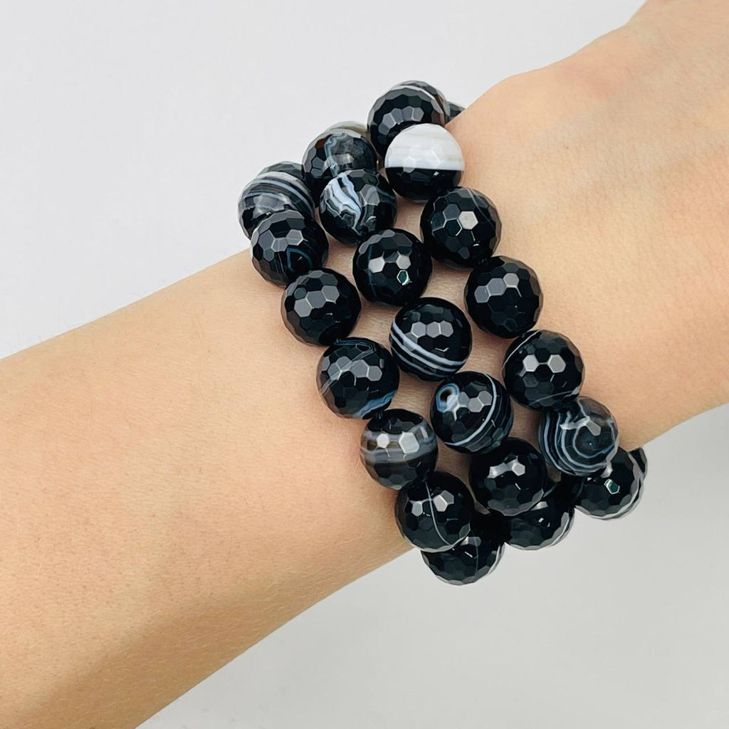 Бусины для украшений из полосатого Агата