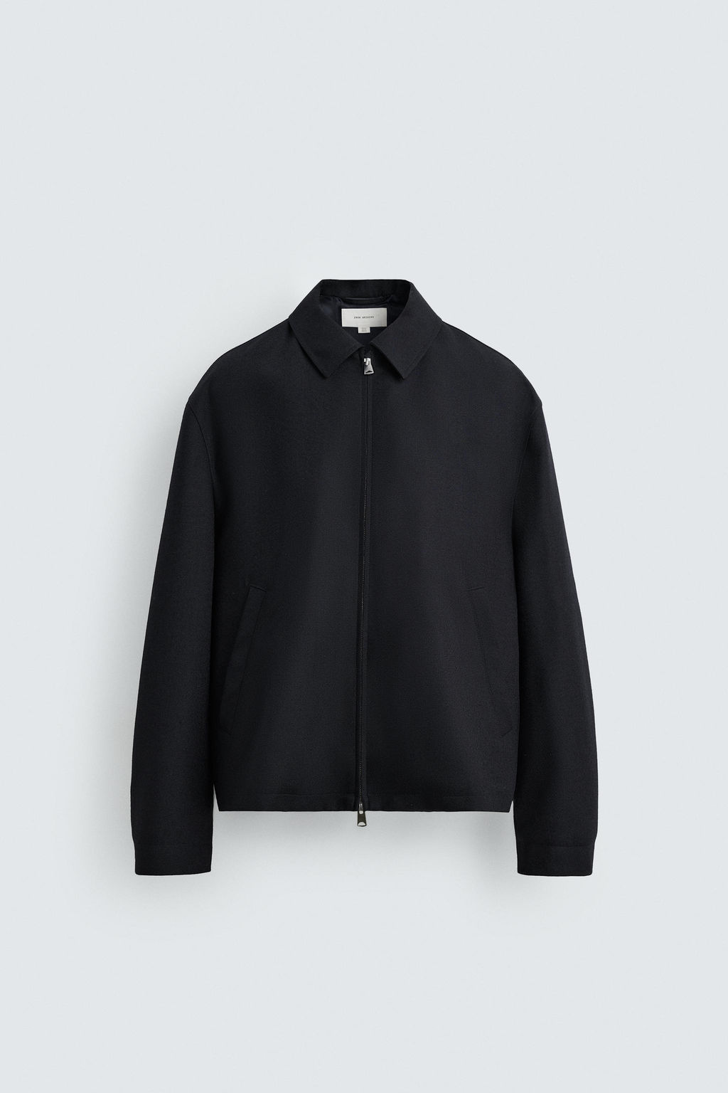 WOOL ZIP-UP OVERSHIRT - Zara фото 7