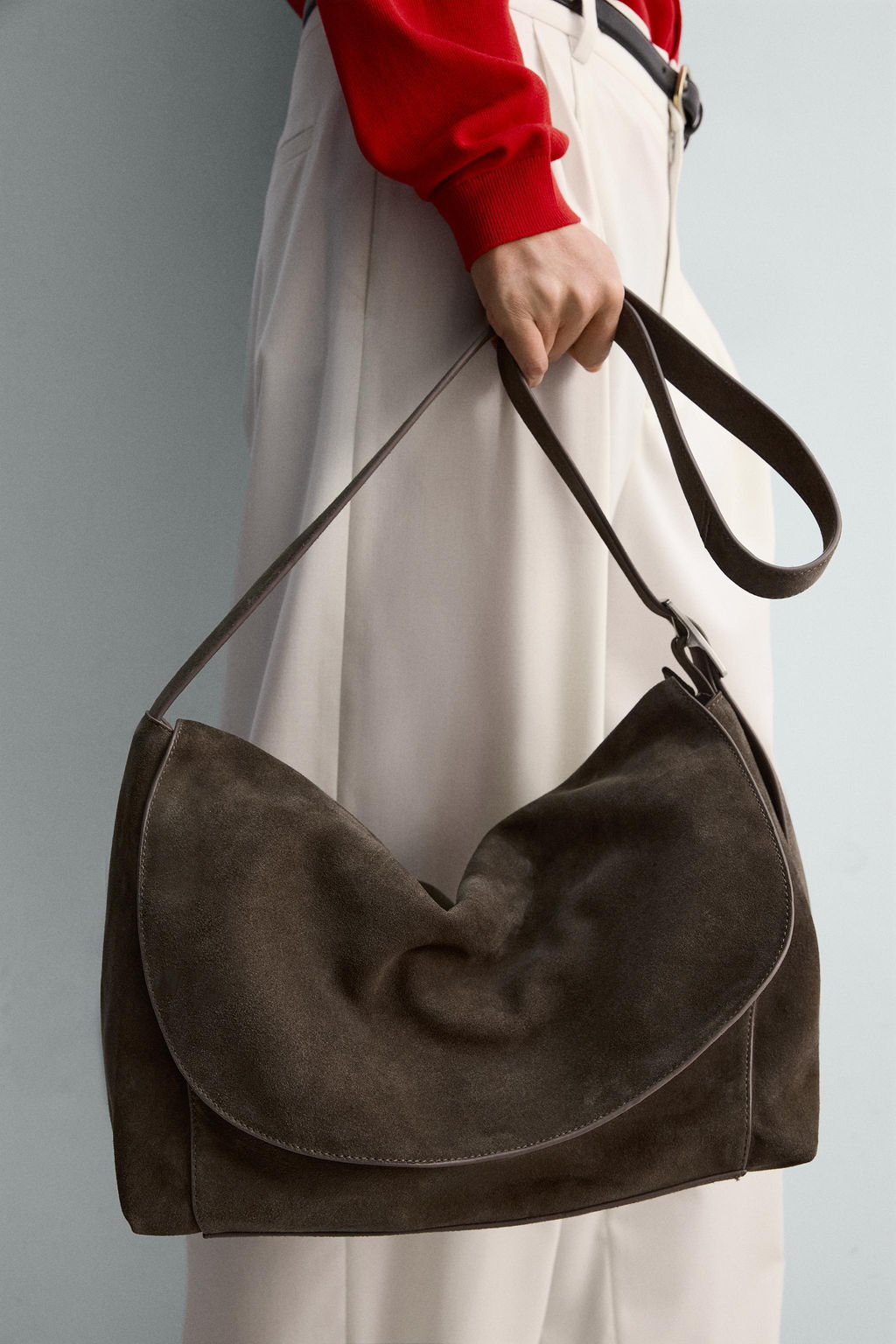 LIMITED EDITION LEATHER CROSSBODY BAG - Zara фото 8
