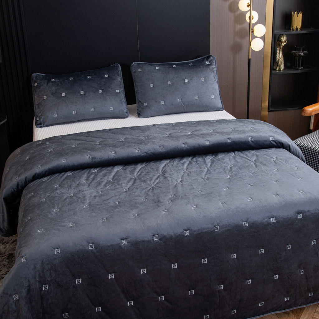 Велюровое покрывало Grande/Грандэ OVS001 160*220 - Ситрейд фото 6