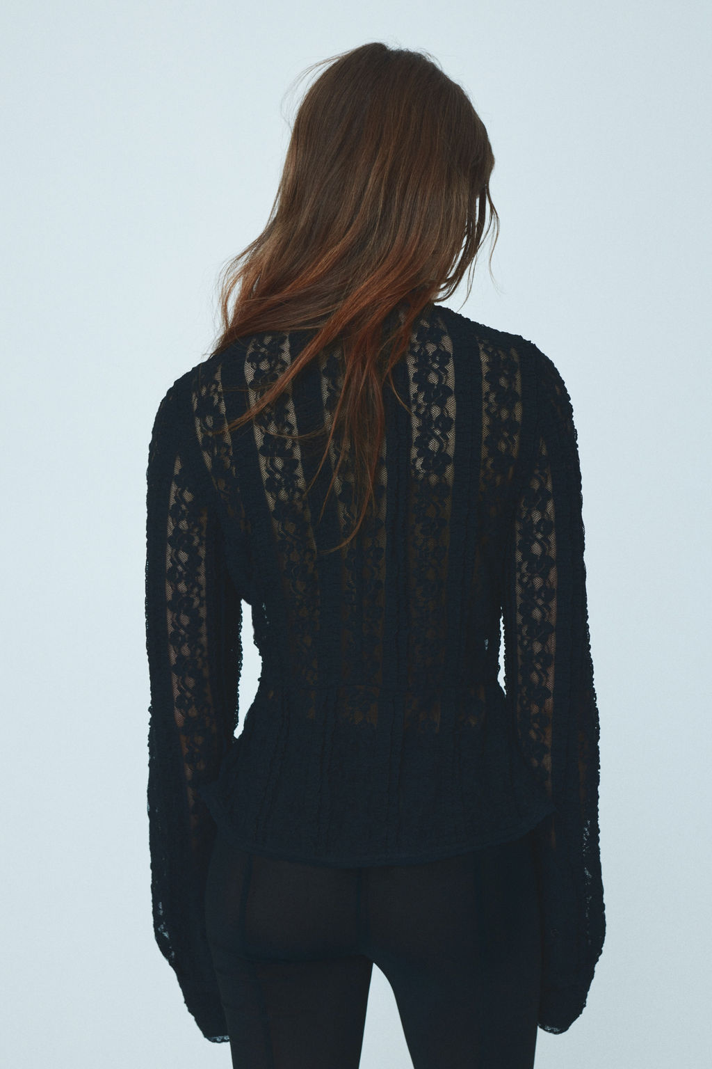 Blusa de encaje con peplum - H&m фото 3