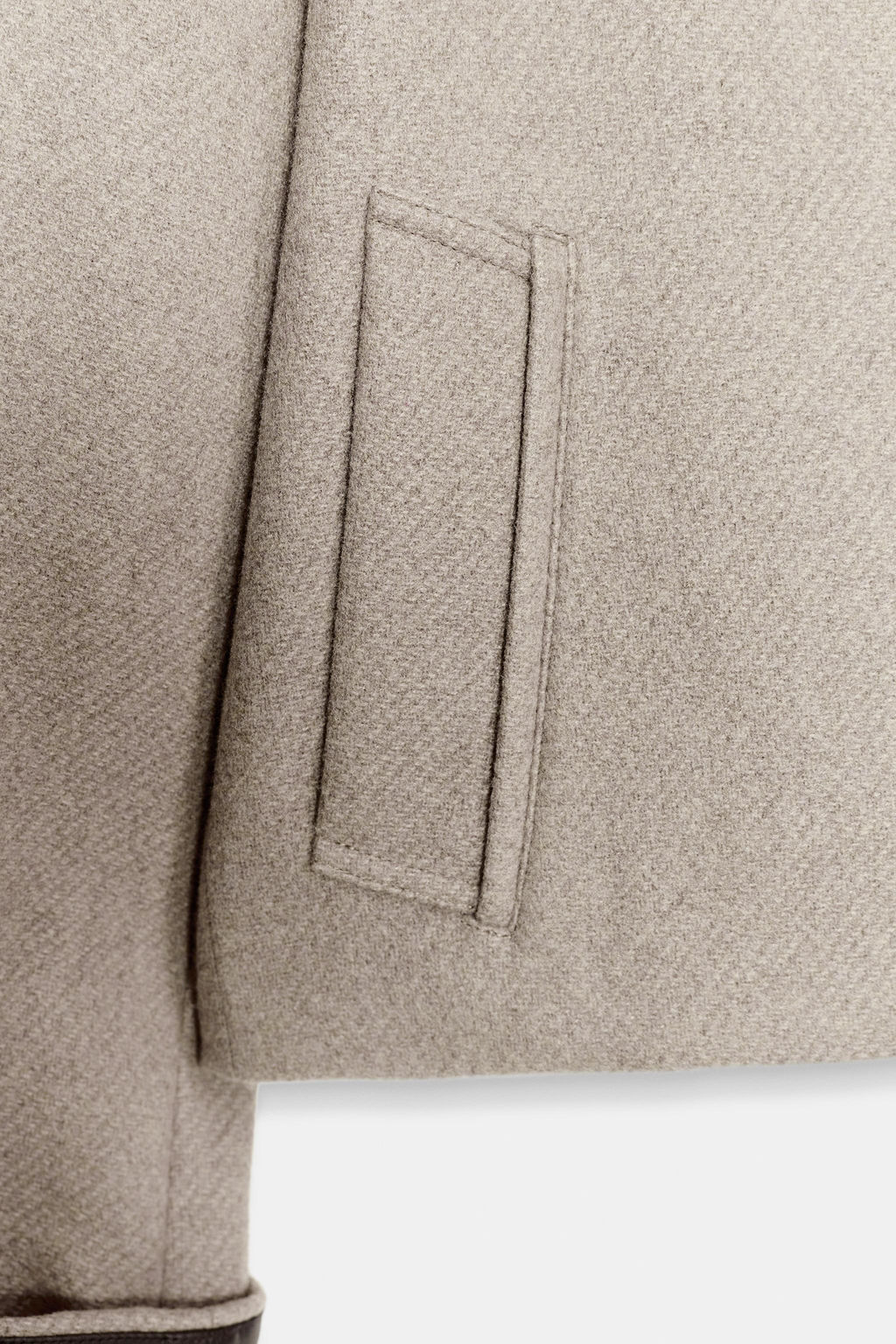 FAUX SUEDE STRAIGHT-LEG TROUSERS - Zara фото 21