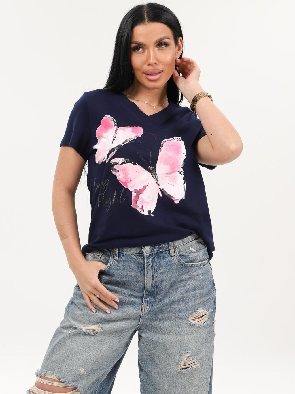 IV-CAPRIZ Поликсена - футболка чернильный