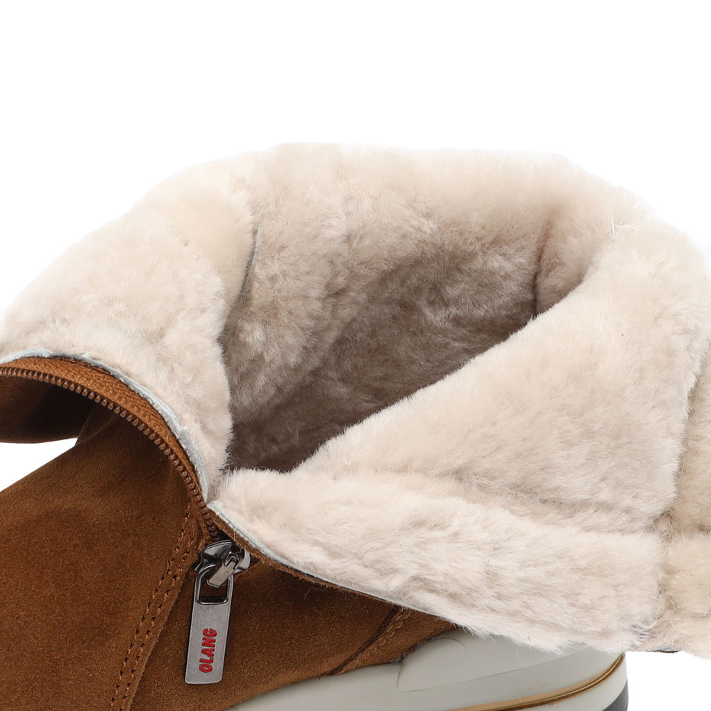Женские ботинки OLANG Артикул 4014988, бежево-коричневый