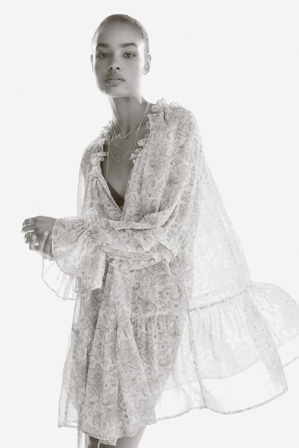 Vestido t?nica oversize - H&m фото 3