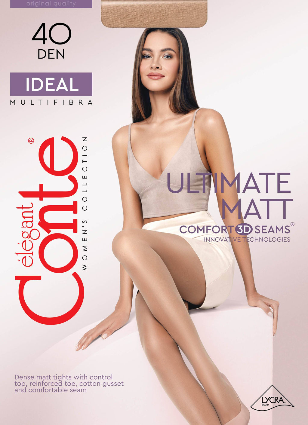 CONTE IDEAL 40 grafit - Conte elegant фото 4