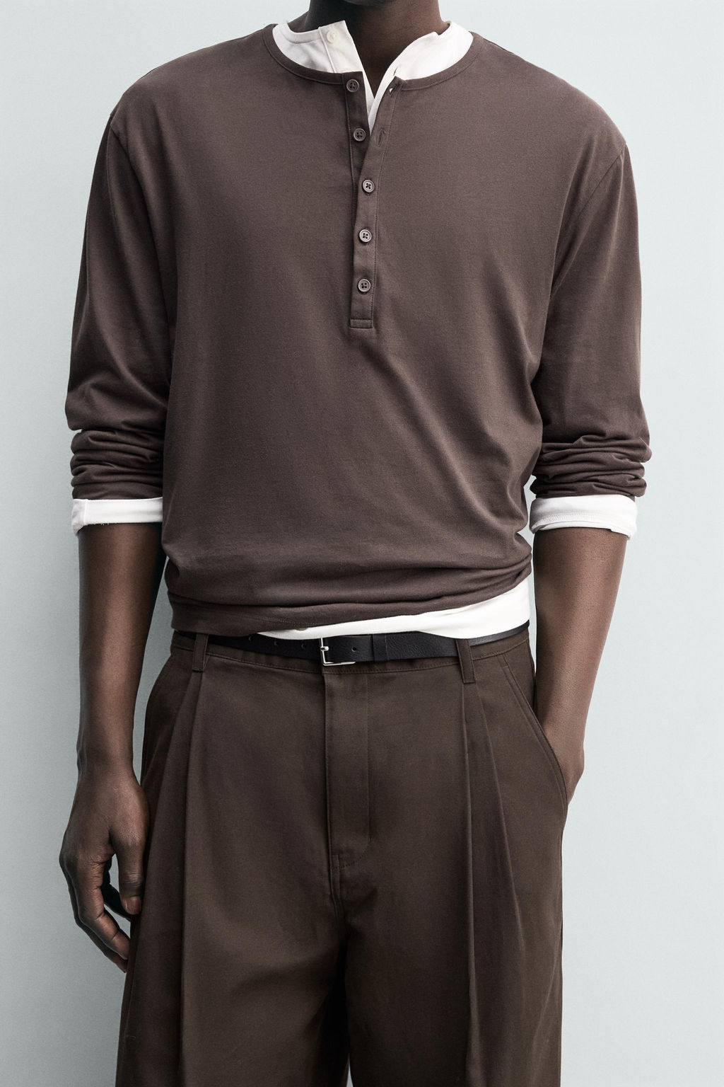 PLEATED WIDE-LEG TROUSERS - Zara фото 14