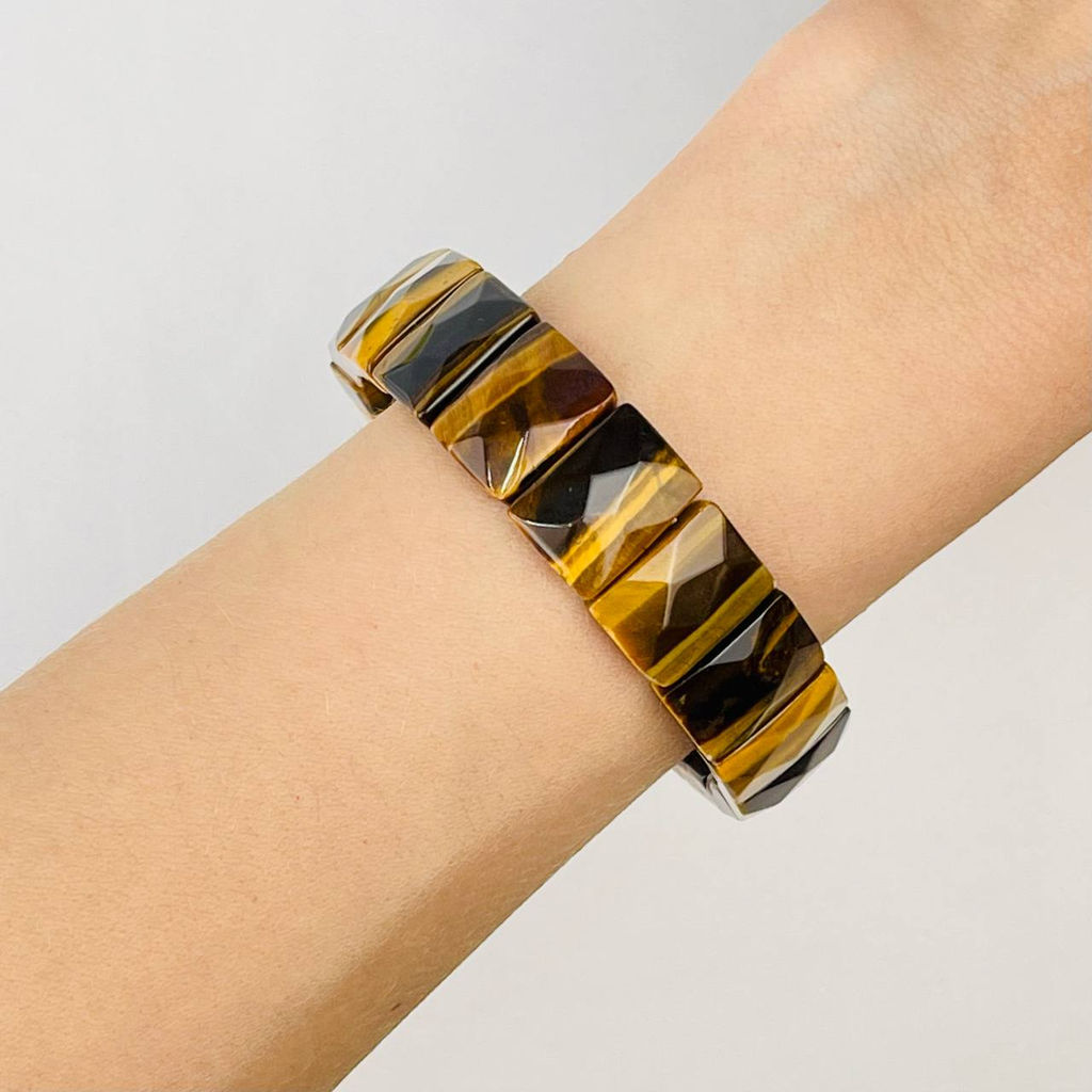 Браслет из Тигрового глаза 21 см