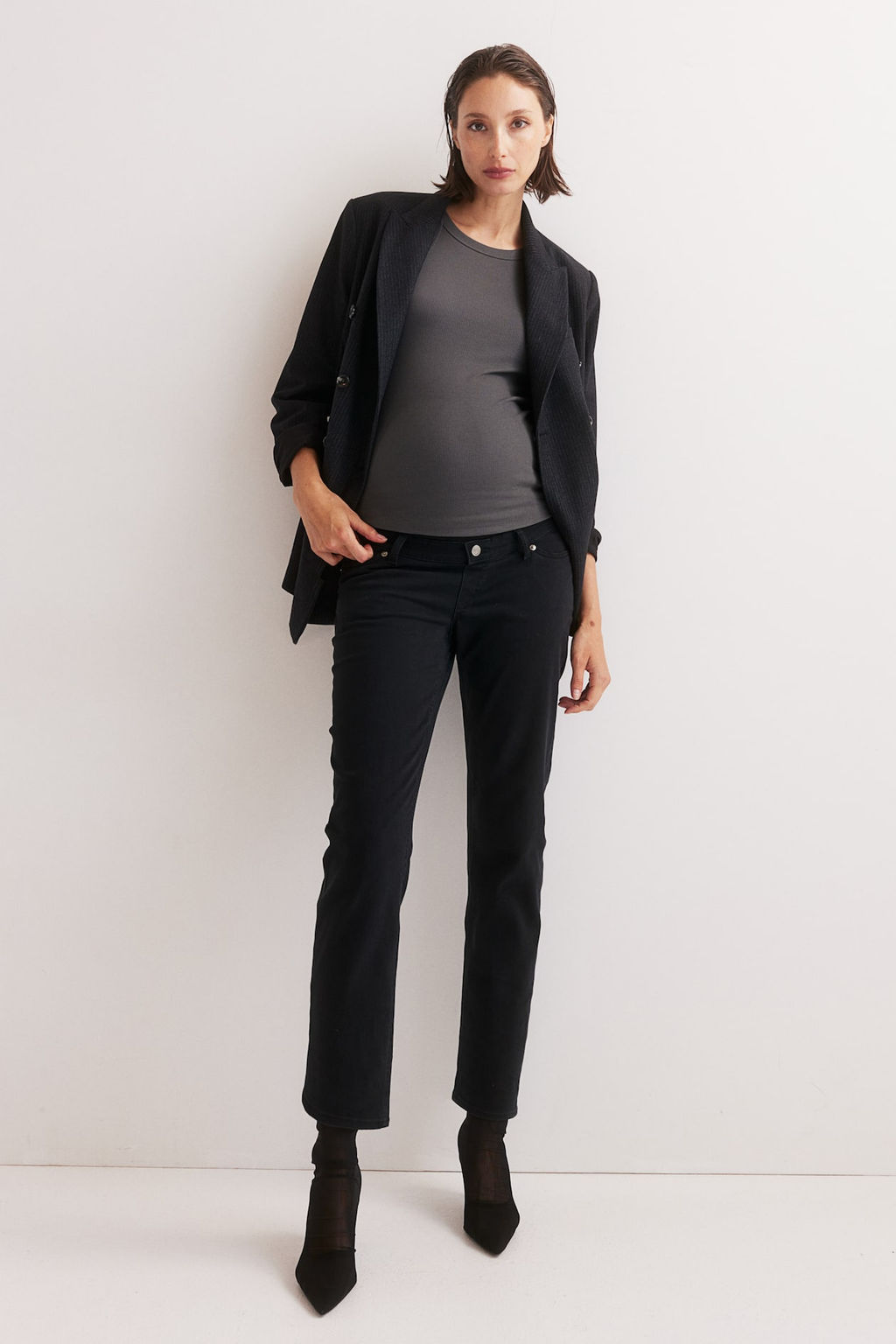 MAMA Straight Ankle Jeans - H&m фото 3