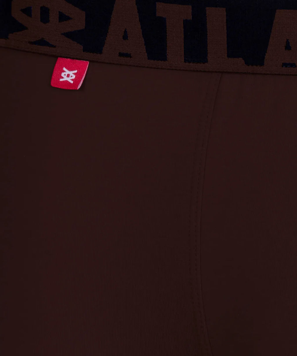 ATLANTIC 3MH-174 Трусы шорты New Sport - набор 3 шт. черный + шоколадный + серый  фото 5