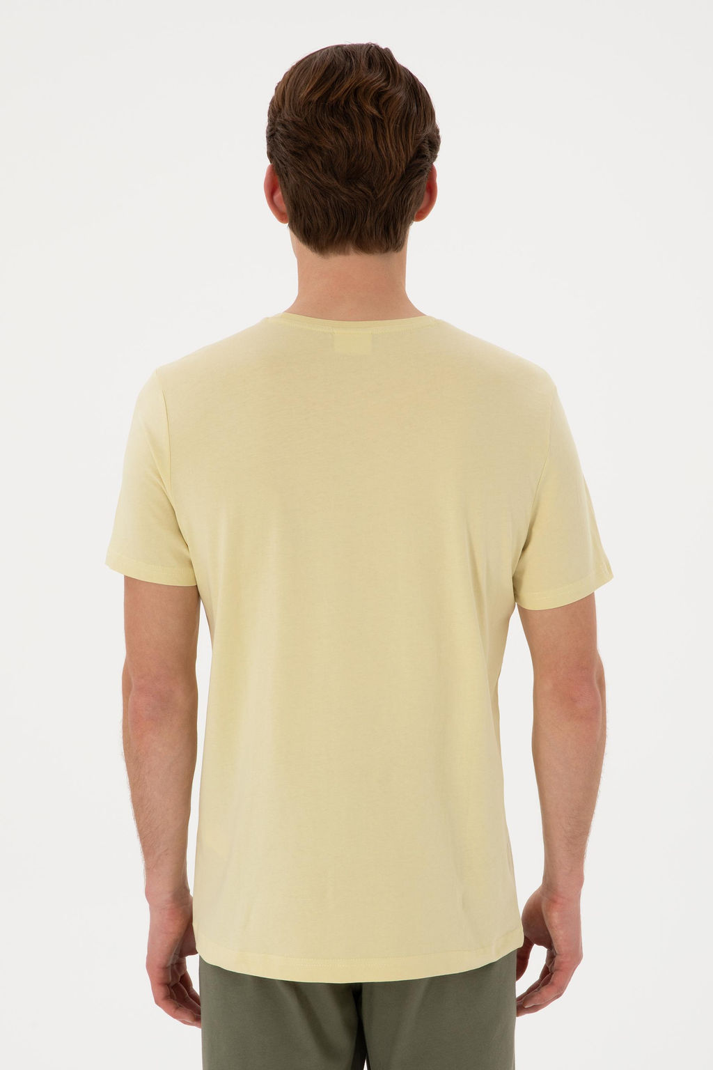 Erkek Bisiklet Yaka A__k Haki Ti__rt Sepette S_rpriz _ndirim - U.s. polo assn фото 5