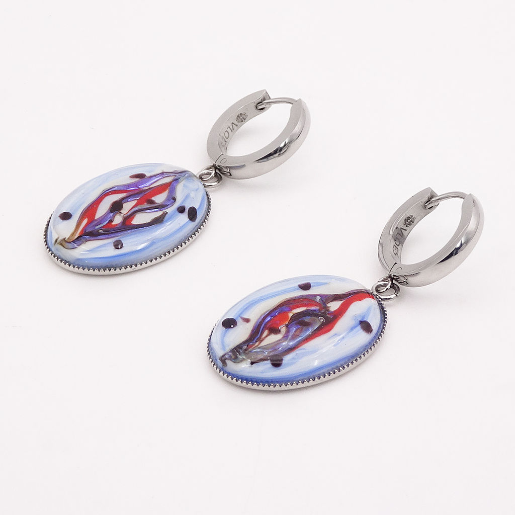 Серьги из муранского стекла ACCENT LS2064