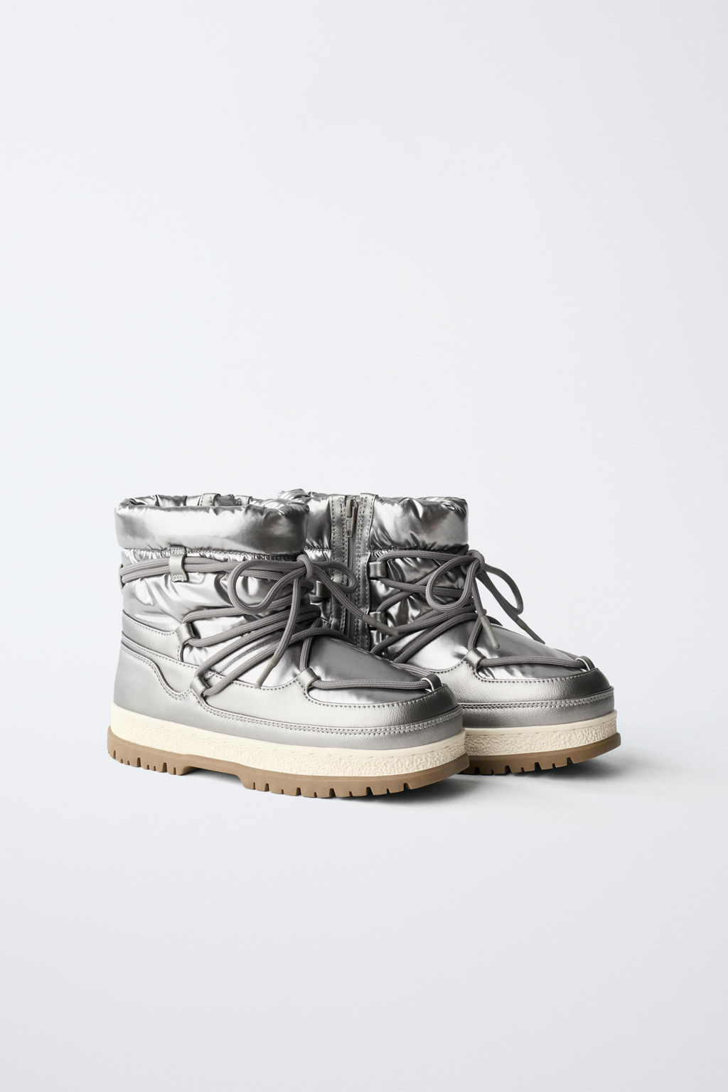 METALLIC ANKLE BOOTS - Zara фото 2