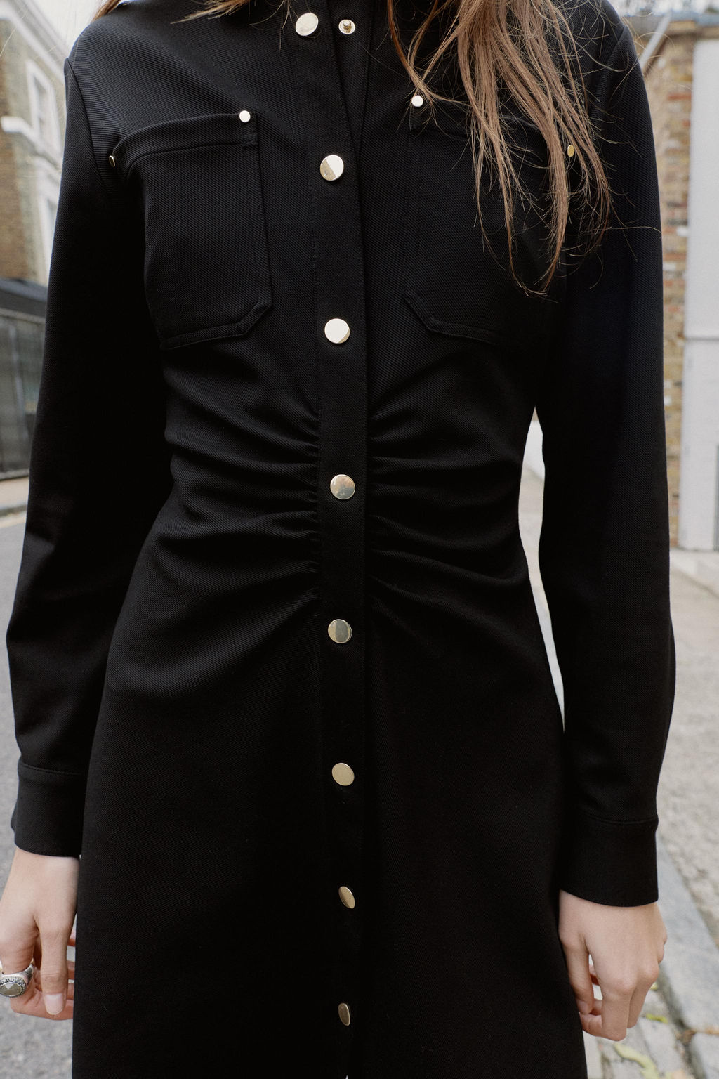 FITTED CREPE DRESS - Zara фото 5